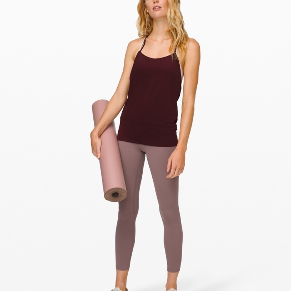 Lululemon Flow Y Long Line 2 in 1 tank